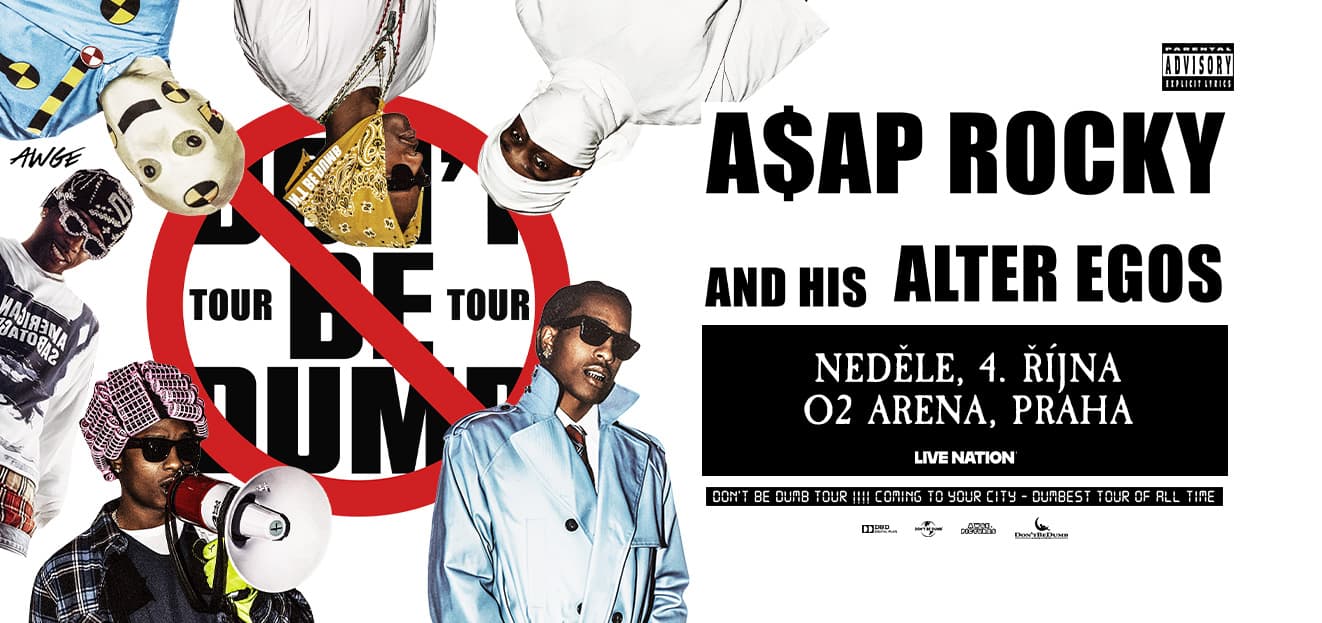 Vstupenky na A$AP Rocky – Don’t Be Dumb World Tour